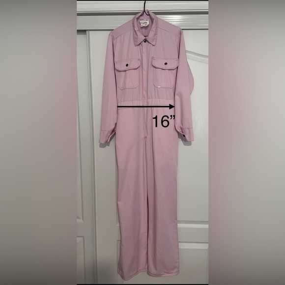 Pink Coveralls with Pockets - Picture 3 of 11